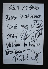 Autographed hand signed for sale  Adairsville