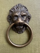 Cômoda vintage década de 1950 bronze cabeça de leão móveis salvamento, usado comprar usado  Enviando para Brazil
