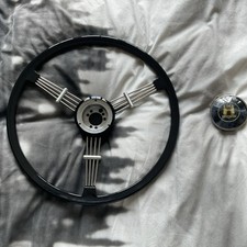 Black steering wheel for sale  DAVENTRY