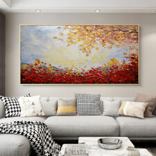 Lindas pinturas decorativas de paisagem 100% feitas à mão lona abstrata óleo, usado comprar usado  Enviando para Brazil