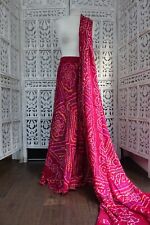 Red bandhani print for sale  WOLVERHAMPTON