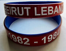 Pulseira de silicone Beirute Líbano USMC Peacekeeper Bombing 1982 1983 1984 (7"), usado comprar usado Pulseira de silicone Beirute Líbano USMC Peacekeeper Bombing 1982 1983 1984 (7"), usado comprar usado  Enviando para Brazil