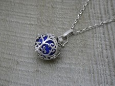 Corrente pingente de prata esterlina original Engelsrufer Angel Caller Sound Ball Chime comprar usado  Enviando para Brazil