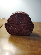 Vtg leather peru for sale  Telford