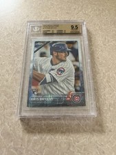 2015 Topps Chrome refrator de prisma Kris Bryant BGS 9.5 novato RC #112 CUBS comprar usado  Enviando para Brazil