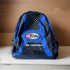 Bolsa de luvas de treinamento FAIRTEX azul mochila náilon boxe muay thai esportes boxe comprar usado  Enviando para Brazil