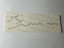 Autografo giovanni francini usato  Guidonia Montecelio