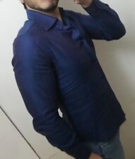 Camicia elegante blue usato  Catania