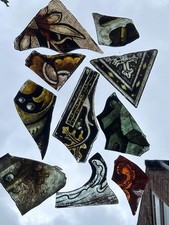 Assortment stained glass for sale  BIRMINGHAM
