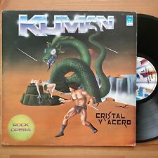 CRISTAL Y ACERO Kuman *FIRST MEXICAN ROCK OPERA* 1984 LP MEXICO VG+ comprar usado  Enviando para Brazil