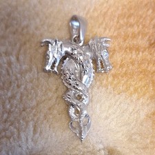 Drachen anhänger silber gebraucht kaufen  Neumarkt i.d.OPf.