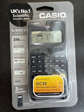 Calculadora Científica CASIO FX-83GTX 276 Funções Preta Aprovada pelo Exame do Reino Unido GCSE- comprar usado  Enviando para Brazil