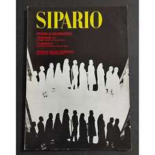 Rivista sipario 232 usato  Alessandria