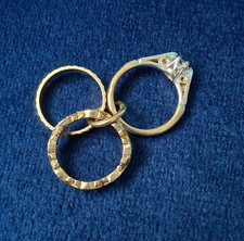 Carat gold rings for sale  UK