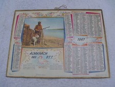 Calendrier ptt almanach d'occasion  France
