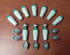 LOTE DE 20 ENCHUFES DE TV 75Ohm 10X CHASIS FEMENINO Y 10X MASCULINO segunda mano  Embacar hacia Mexico
