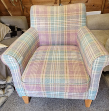 Tweed check wingback for sale  BARNSLEY