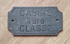 Ancienne plaque cabine d'occasion  Prissé