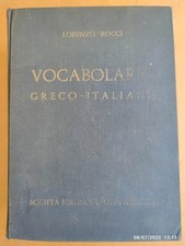 Lorenzo rocci vocabolario usato  Quartu Sant Elena