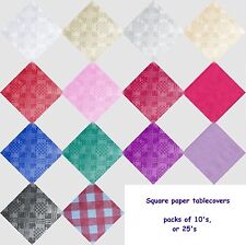 Square paper tablecover for sale  PETERBOROUGH