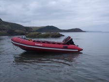Inflatable boat outboard for sale  ST. ALBANS