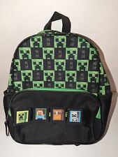 Minecraft Creeper Mini Mochila de Poliéster Bloco Verde Infantil 4 Patches Removíveis, usado comprar usado  Enviando para Brazil