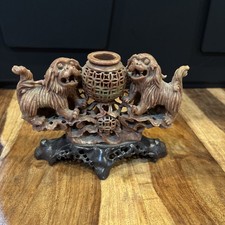Chinese soapstone incense for sale  Chelsea
