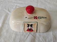 Ancien couvercle beurrier d'occasion  Chambon-sur-Voueize