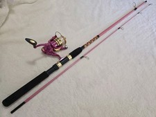 Roddy Hunter Lites Spinning Rod Reel Combo RHP65 LED Carretel Iluminado Funciona Bem comprar usado  Enviando para Brazil