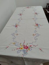 Tovaglia ricamata vintage. usato Tovaglia ricamata vintage. usato  Milano