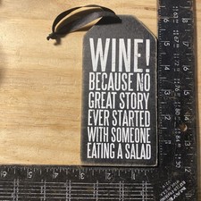 Rectangle sign wine for sale  Salem