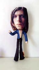 Boneco de ação David Bowie feito à mão II - Lã de seda 45 x 15 cm comprar usado  Enviando para Brazil