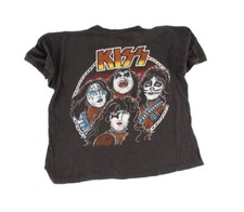 Camiseta Reimpressão Kiss Tour 1976 Álbuns Preta Estilo Retrô Algodão Pesado NH19933 comprar usado  Enviando para Brazil
