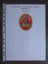 Bieretiketten ddr berlin gebraucht kaufen  Coesfeld
