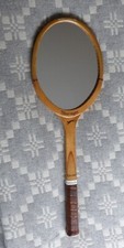 Usado, Raquete de tênis vintage upcycled SLAZENGER Queens madeira ESPELHO comprar usado  Enviando para Brazil