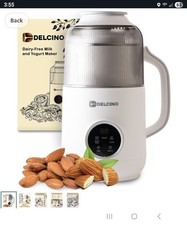 Leite de nozes e iogurte Delcino sem laticínios máquina caseira leite de aveia vegetal comprar usado  Enviando para Brazil