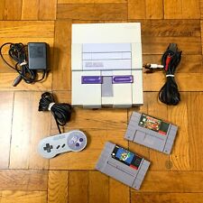 Console original Super Nintendo SNES conjunto de sistema OEM com Mario World e Donkey Kong comprar usado  Enviando para Brazil