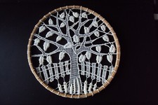 Klöppel fensterbild wandbild gebraucht kaufen  Gundelfingen a.d.Donau