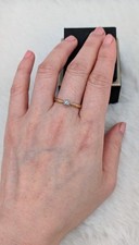 Bague platine solitaire d'occasion  Les Mureaux