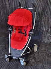 Bolsa de transporte Quinny Zapp Flex vermelha preta alumínio prata com preta viagem aeroporto comprar usado  Enviando para Brazil