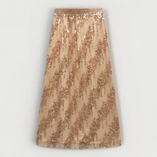 Zara gold sequinned for sale  BOLTON