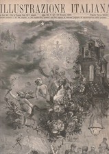 Illustrazione italiana 1880 usato  Giarre