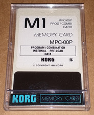 Cartão de memória KORG M1!  #MPC-00P--Dados de programa/combinação comprar usado  Enviando para Brazil