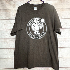 Usado, Camiseta masculina manga curta Port & Company marrom Asheville Sport & Social Club G comprar usado  Enviando para Brazil