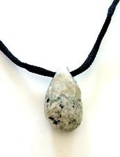 Grey pebble necklace for sale  BEDFORD