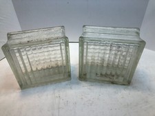 Usado, Bloco de vidro 7-3/4" x 7-3/4" x 3-7/8 linhas - Conjunto de 2 comprar usado  Enviando para Brazil