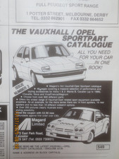 Folheto de acessórios Vauxhall Chevette, cores e acabamento 1977, relatório Chevette V8, usado comprar usado  Enviando para Brazil