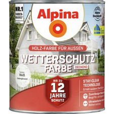 Alpina wetterschutzfarbe decke gebraucht kaufen  Scheeßel