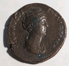 Sesterzio faustina riproduzion usato  Pavia