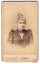 Fotografie H. Mathaus, Wien, Favoritenstraße 21, bürgerliche Frau in taillierte  comprar usado  Enviando para Brazil